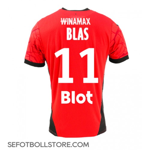 Stade Rennais Ludovic Blas #11 Replika Hemmatröja 2024-25 Kortärmad